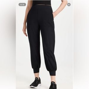 Le Ore Turin Joggers Black Size XS Banded Bottom 2 Pockets